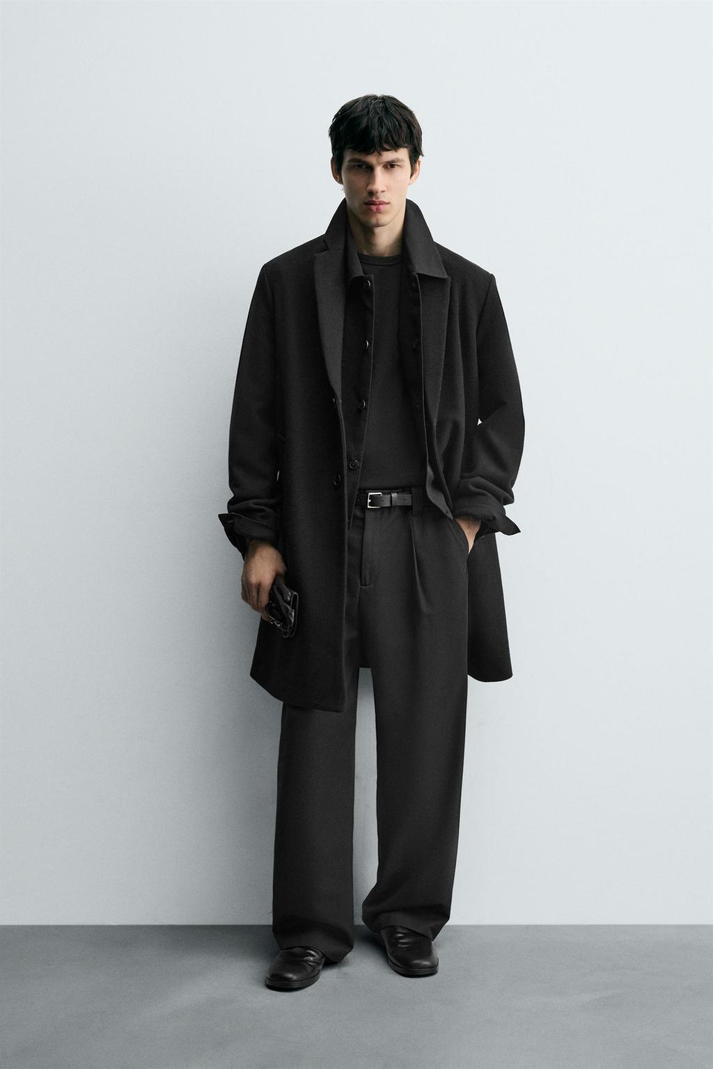 REGULAR FIT WOOL COAT