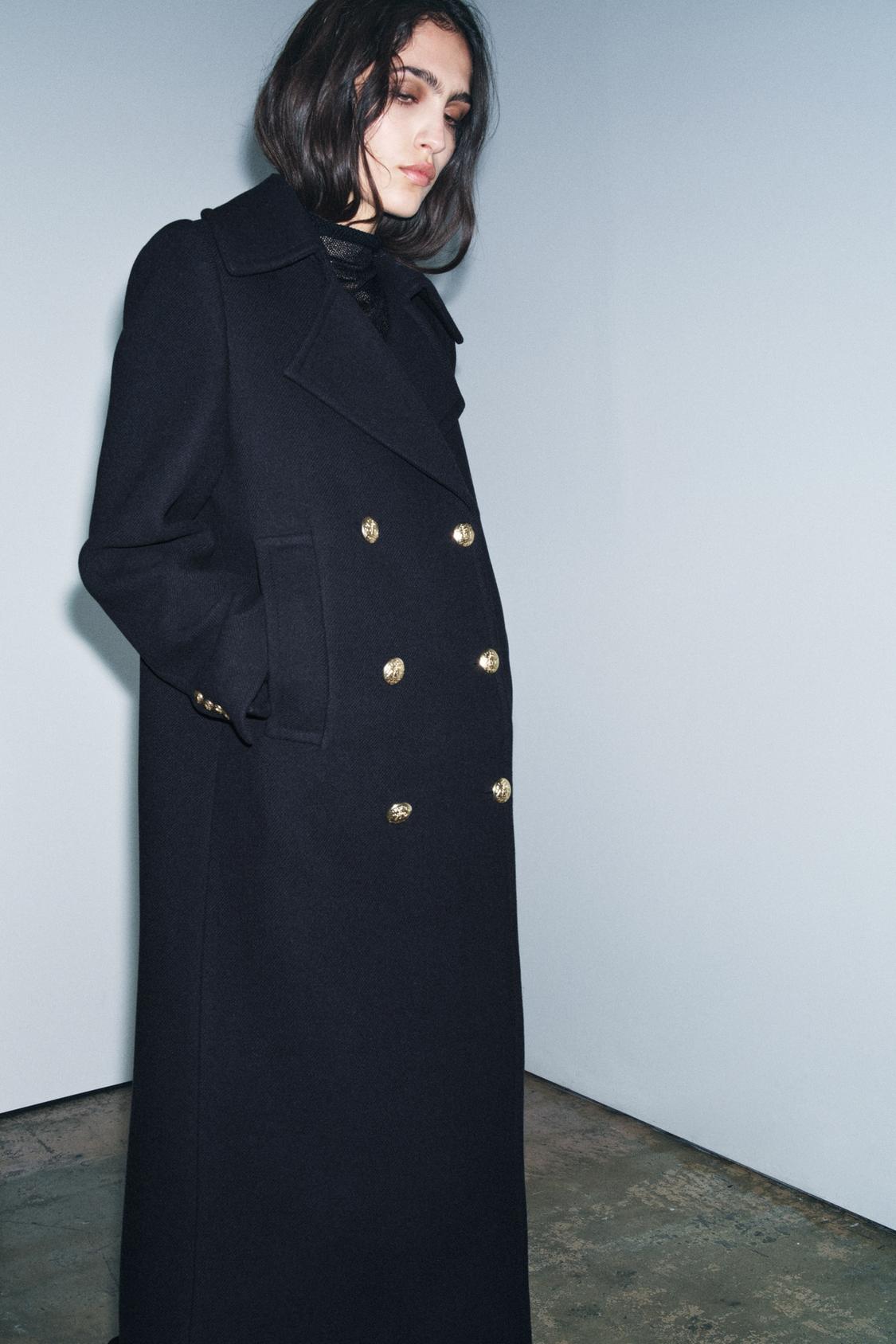 LONG WOOL BLEND COAT ZW COLLECTION
