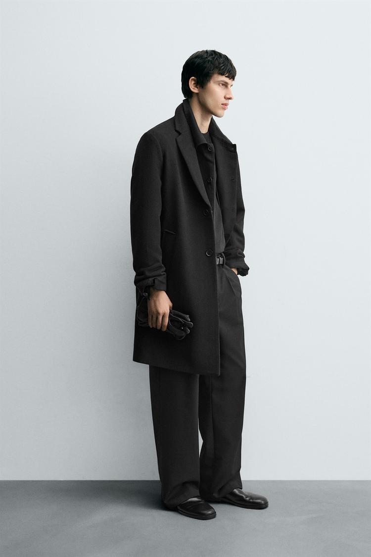 REGULAR FIT WOOL COAT