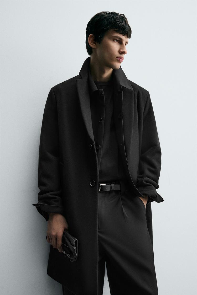 REGULAR FIT WOOL COAT
